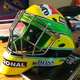 Illustration for article titled Ice hockey goalies mask is Senna helmet replica